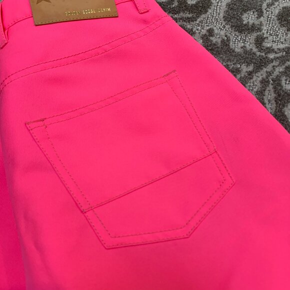 Golden Goose Denim Hot Pink Jeans - Made in Italy - size 40 - Picture 3 of 12